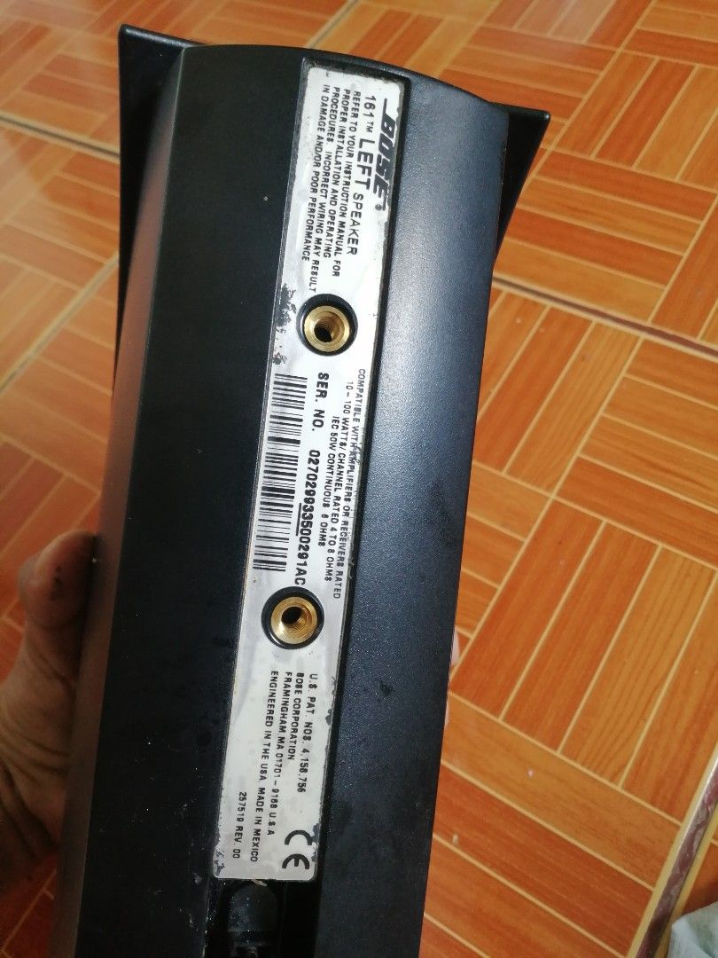 Bose 161 watts top