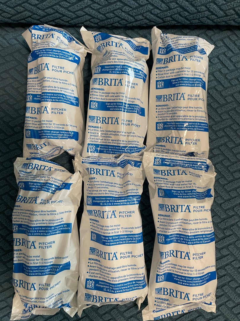 Brita Standard Replacement Water Filter for Pitchers, 6 Count