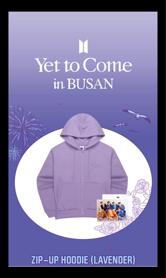 BTS Yet to Come in BUSAN ジップアップフーディー XL BTS YET TO COME