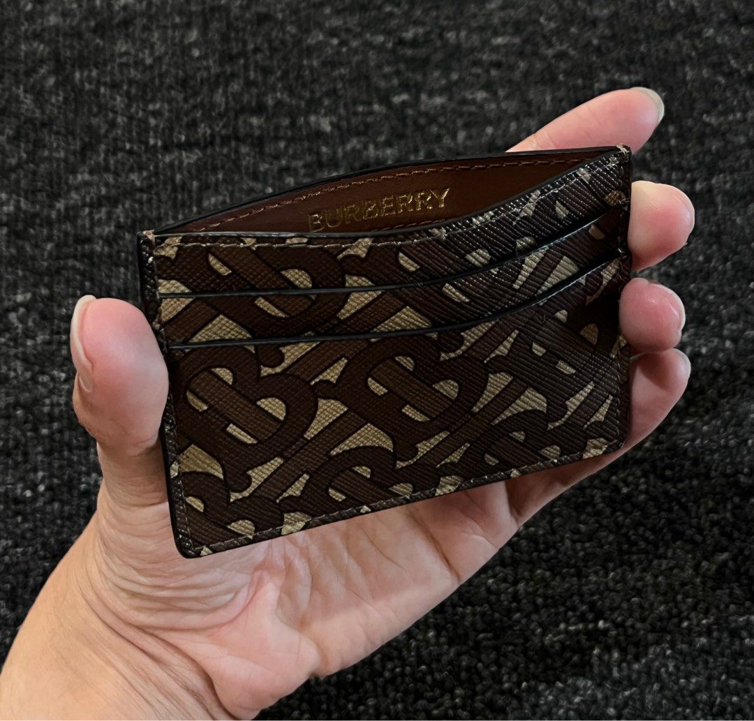Burberry monogram outlet card holder