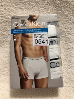 Calvin Klein Boxer Brief 3 Pack Cotton Stretch XL-White🇨🇦