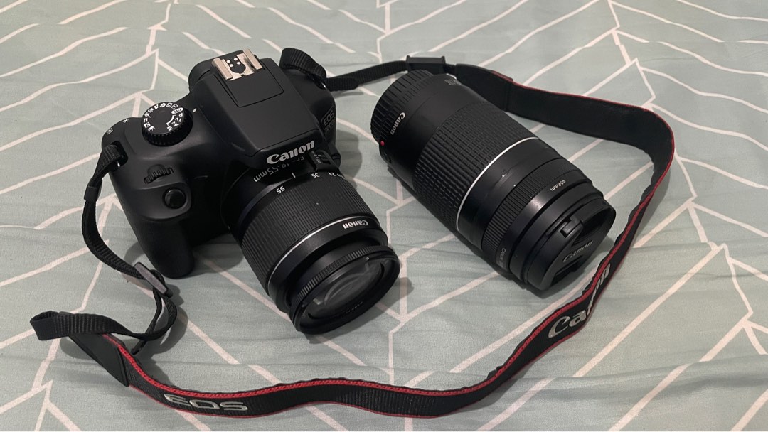 Canon EOS 3000D DSLR Camera + tele lens & accessories RUSH, Photography