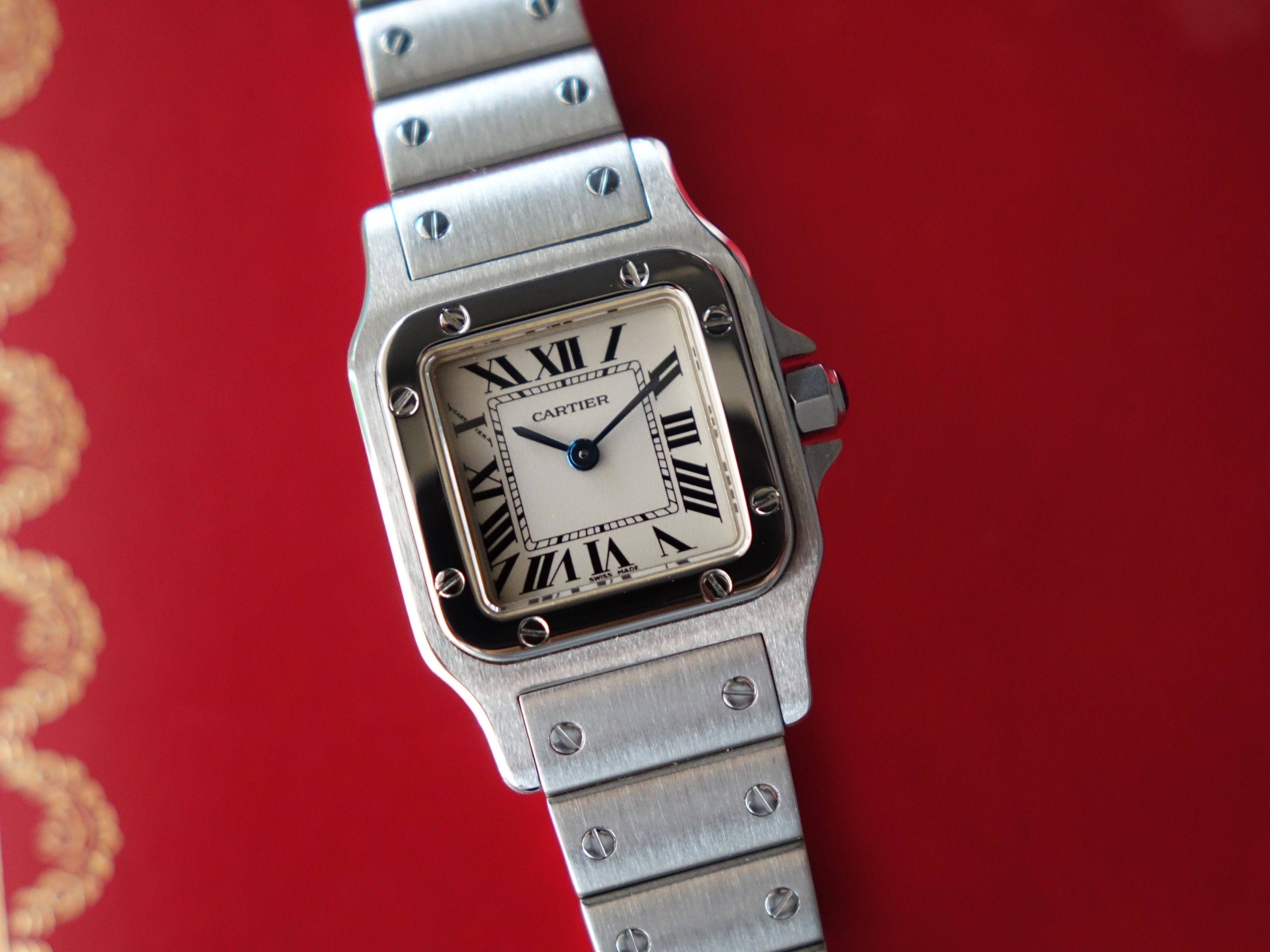 Cartier Santos Galbee 1565 ladies W20056D6 Luxury Watches on