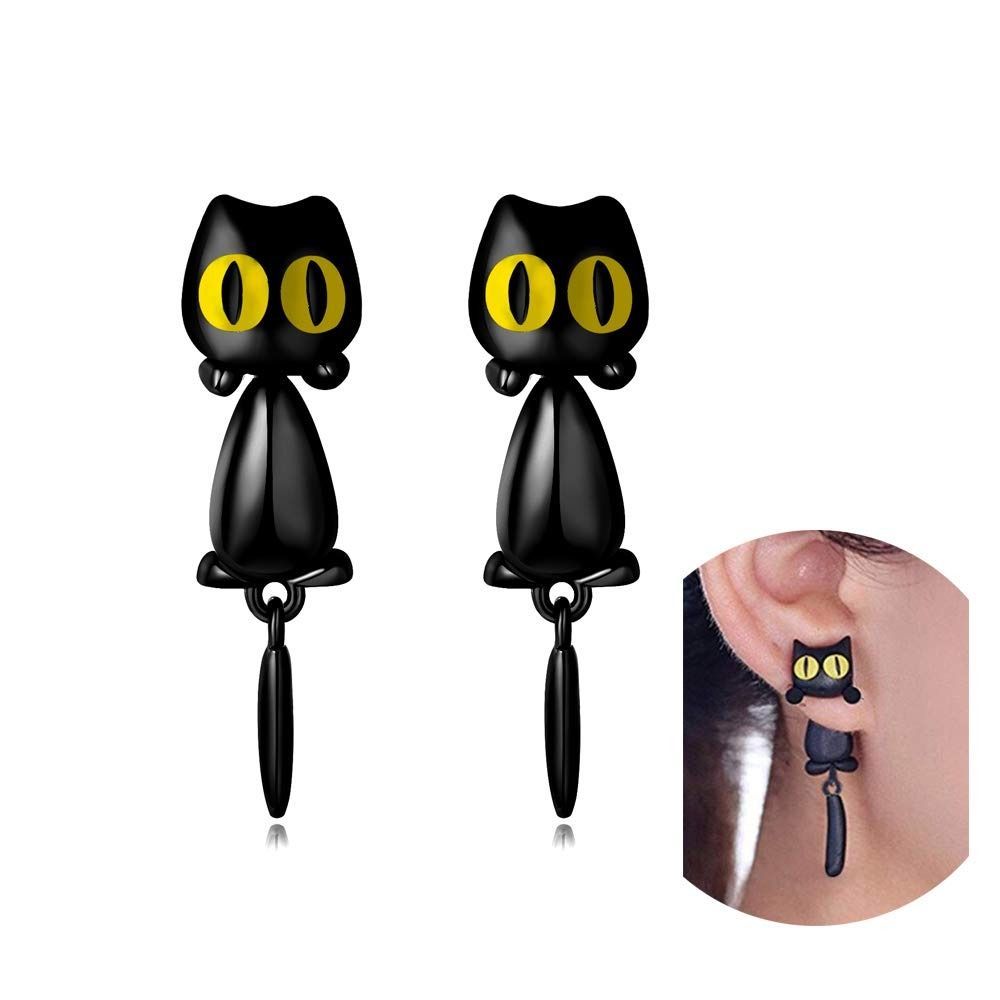 Girls on sale cat earrings