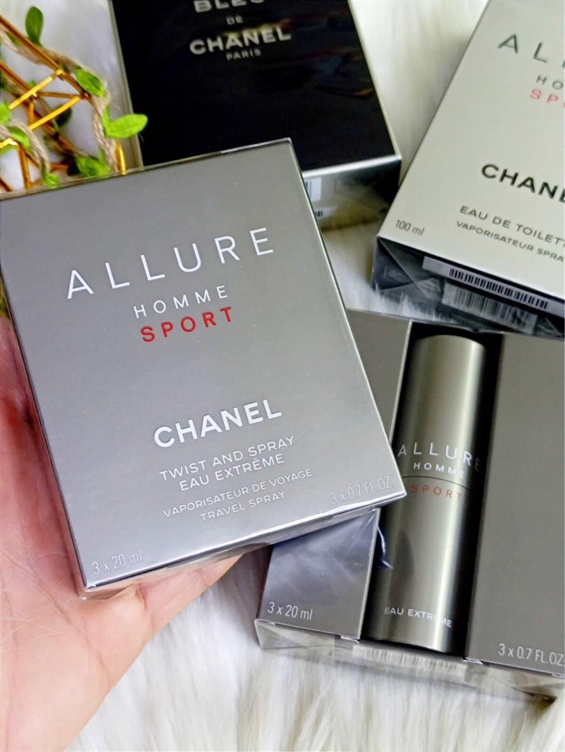 Chanel Allure Home Sport Extreme Set 3pcs 20ml twist and spray