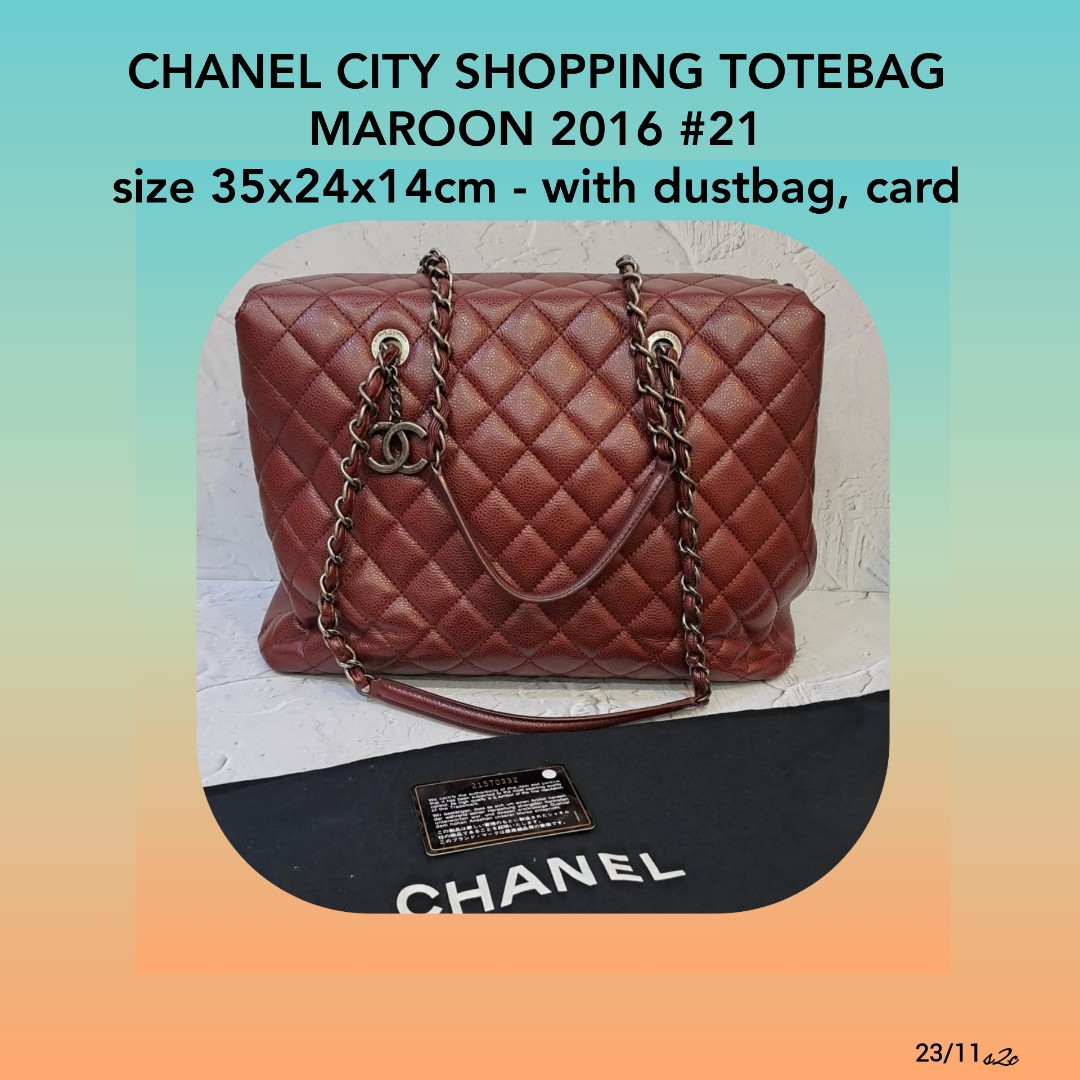 Chanel city deals shopping tote