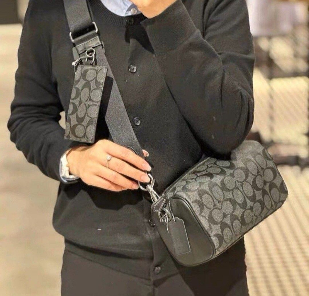 CJ674 Preorder coach axel 2 in 1 boston men crossbody bag*waiting