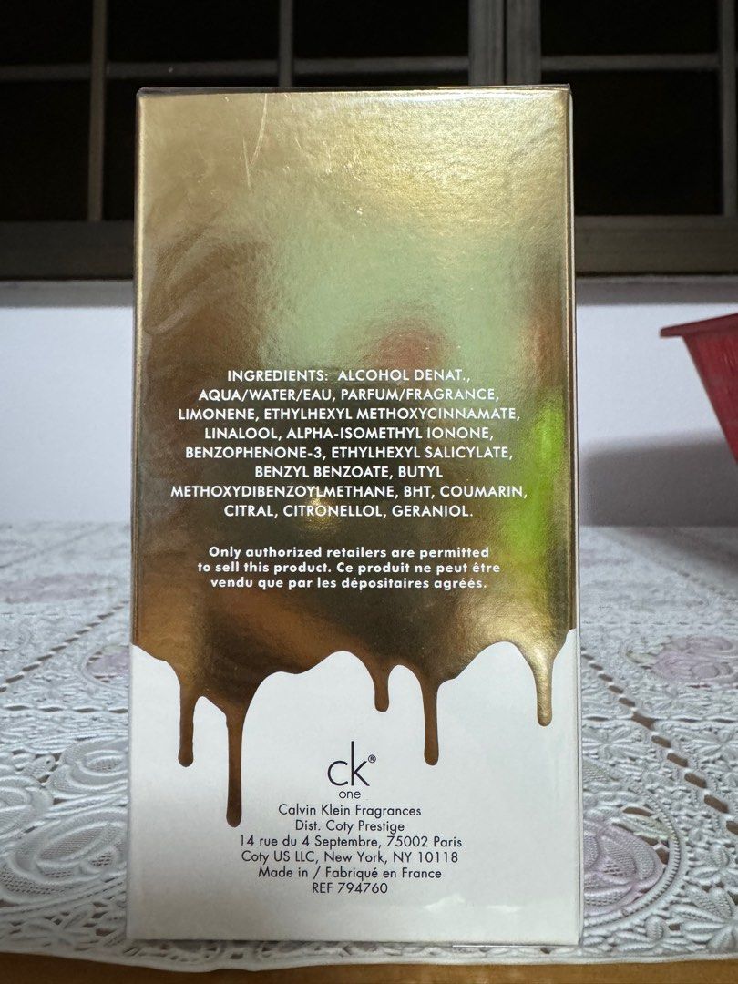 CK One Gold Limited Edition 100ml