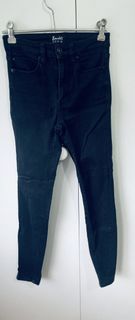 Classic Black High Waist Skinny JEANS - BARDOT denim
