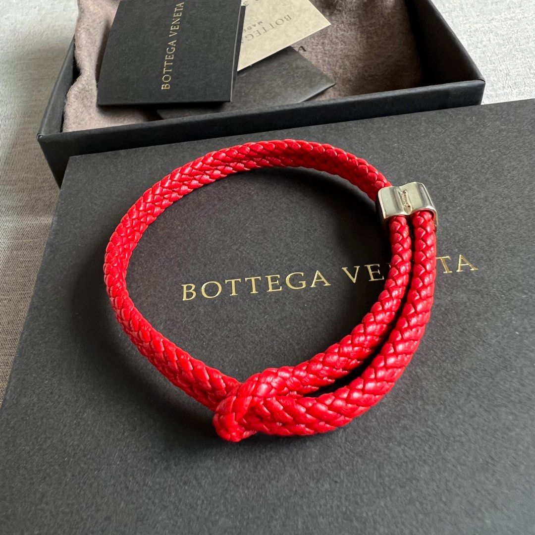 Clearance Bnib BV Bottega Veneta Adjustable Unisex Woven Bracelet Authentic