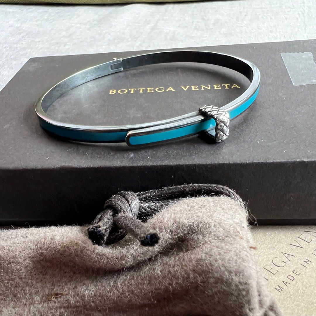 Clearance Bnib BV Bottega Veneta Unisex Enamel Bracelet Authentic