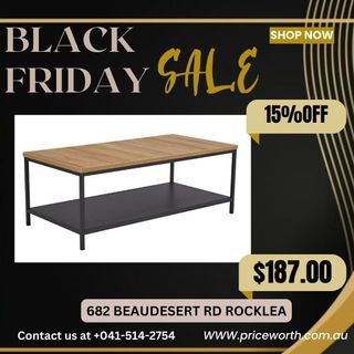 COFFEE TABLE- BLACK FRIDAY SALE!! 15% OFF!!