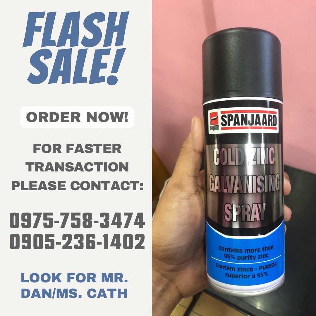 Cold Zinc Galvanising Spray Commercial Industrial Construction