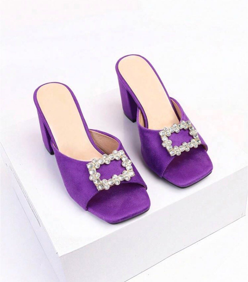 Purple sandals womens sale