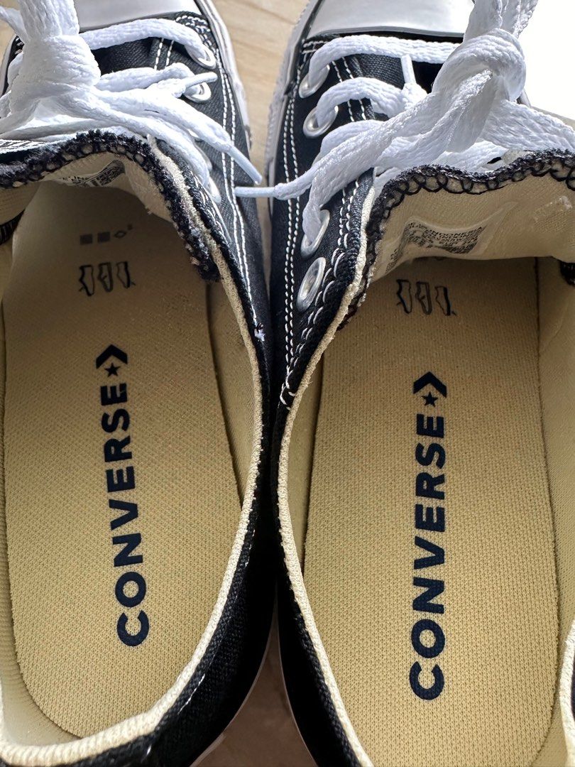 All black converse best sale size 5.5