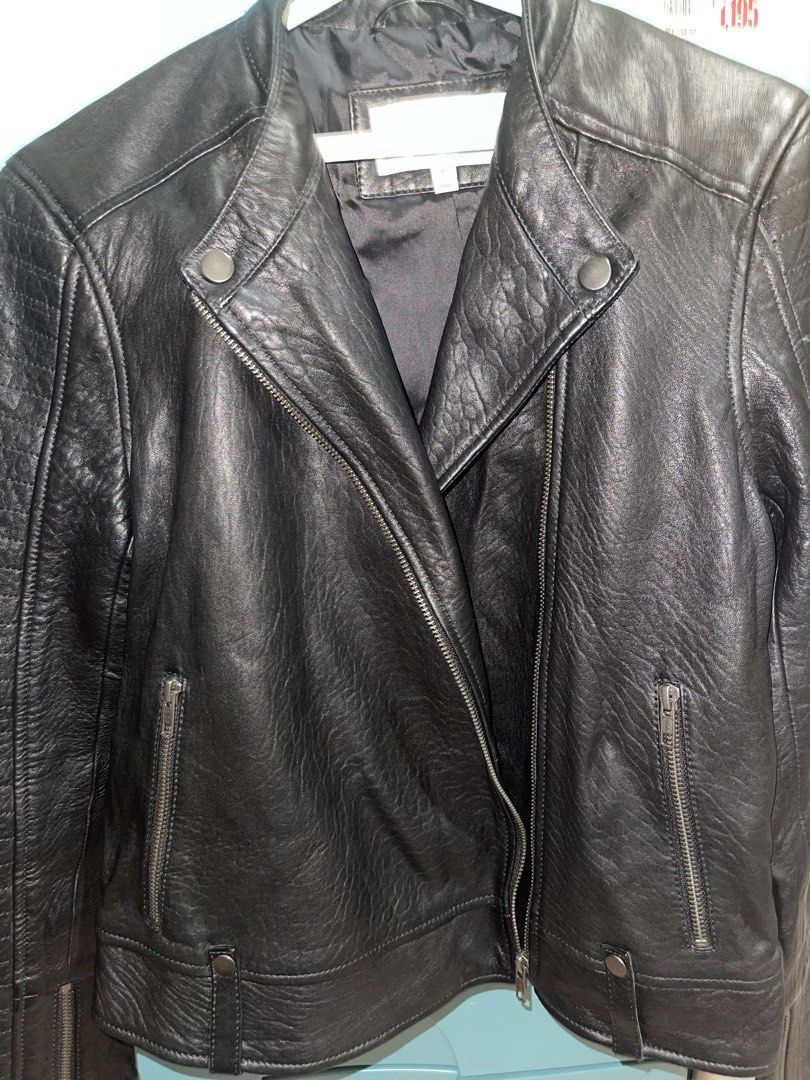 Cupcake and clearance cashmere leather jacket
