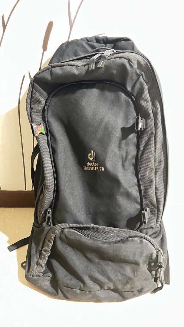 Deuter 70L trekking hiking backpack Men s Fashion Bags