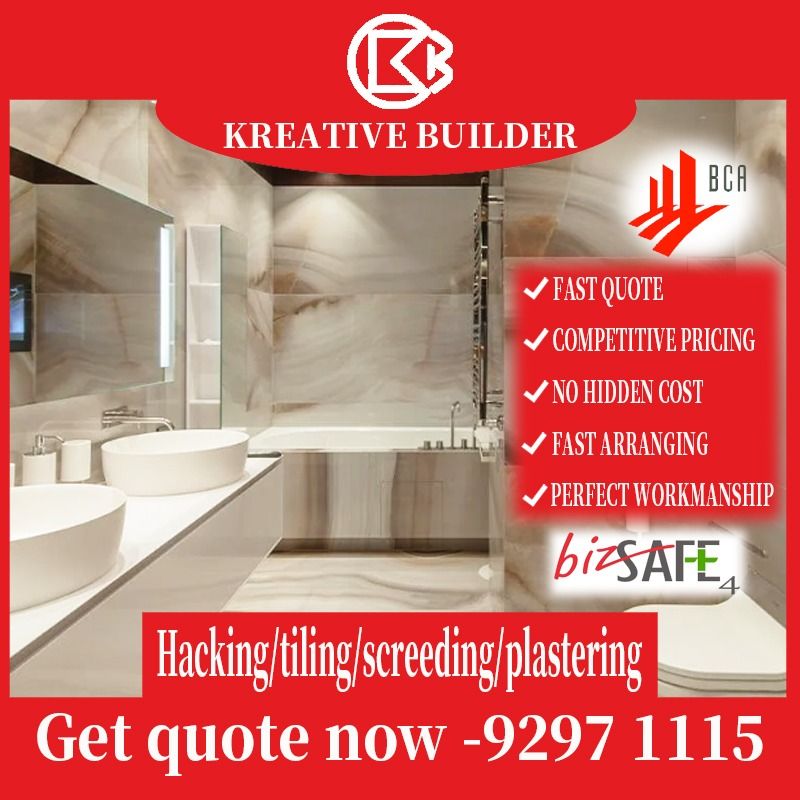 Direct hacking contractor/screeding/plastering/shower screen/glass ...
