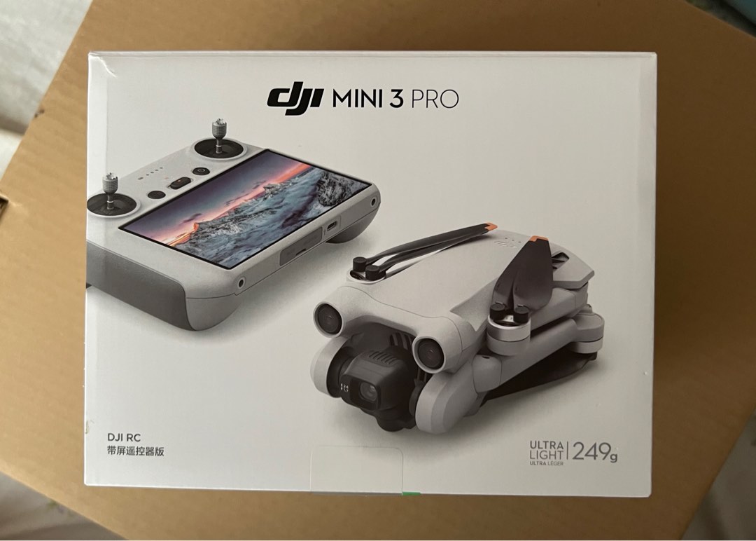 DJI Mini 3 Pro with DJI RC, Photography, Drones on Carousell