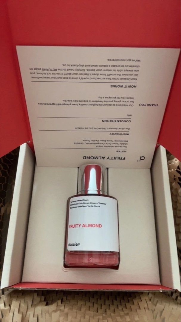 Dossier Fruity Almond Inspired by Carolina Herrera Good Girl EDP