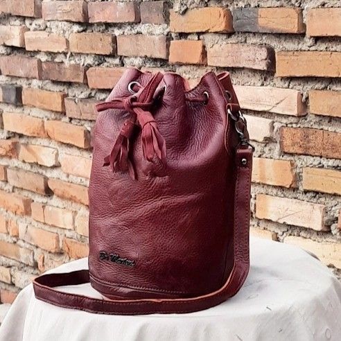 Dr.martens red cherry inuck bucket bag