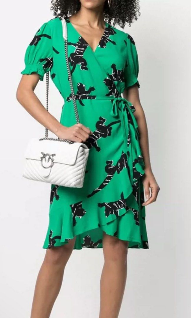 DVF Green Panther Dress, Women's Fashion, Dresses & Sets, Dresses on Carousell DVF Green Panther Dress, Women's Fashion, Dresses & Sets, Dresses on Carousell