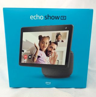  Echo Show 10 (3rd Gen), HD smart display with motion and Alexa, Glacier White