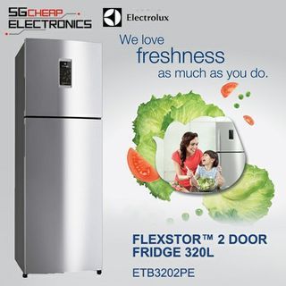 Electrolux 319L Fridge ETB3202PE Refrigerator