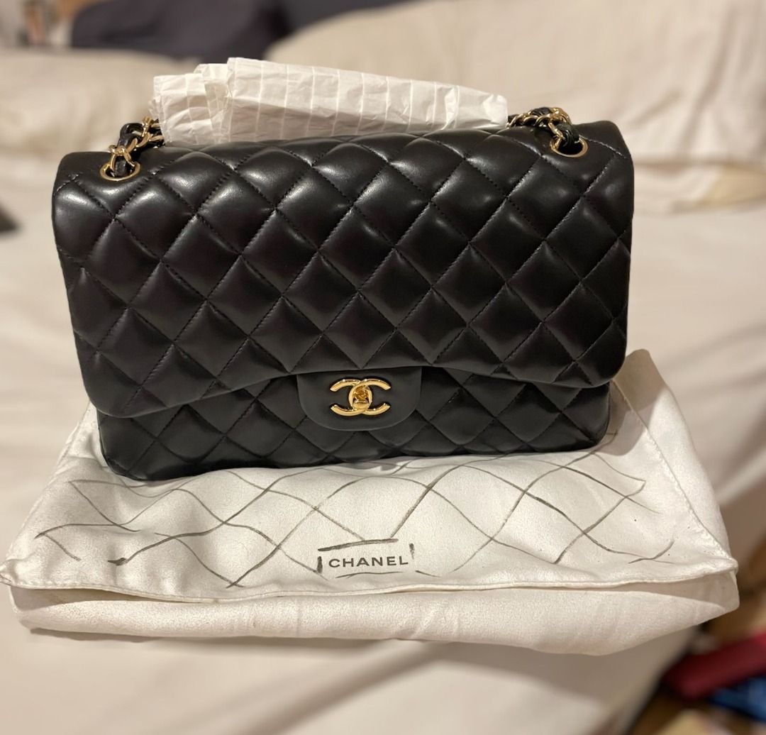 Chanel Jumbo GHW #17 Bag db card holo booklet 54,500.000; jt