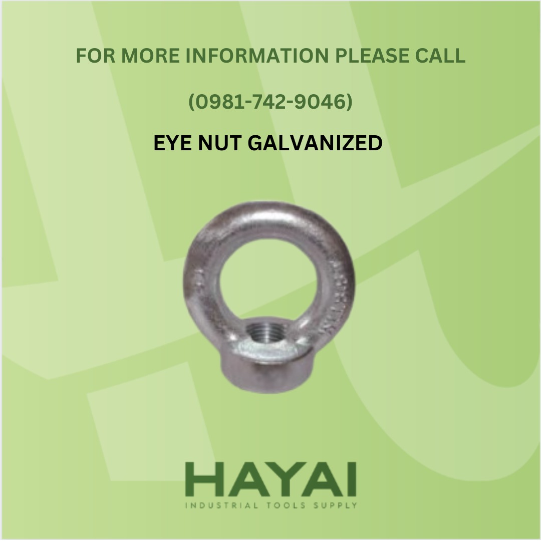 Eye Nut Galvanized, Commercial & Industrial, Construction Tools