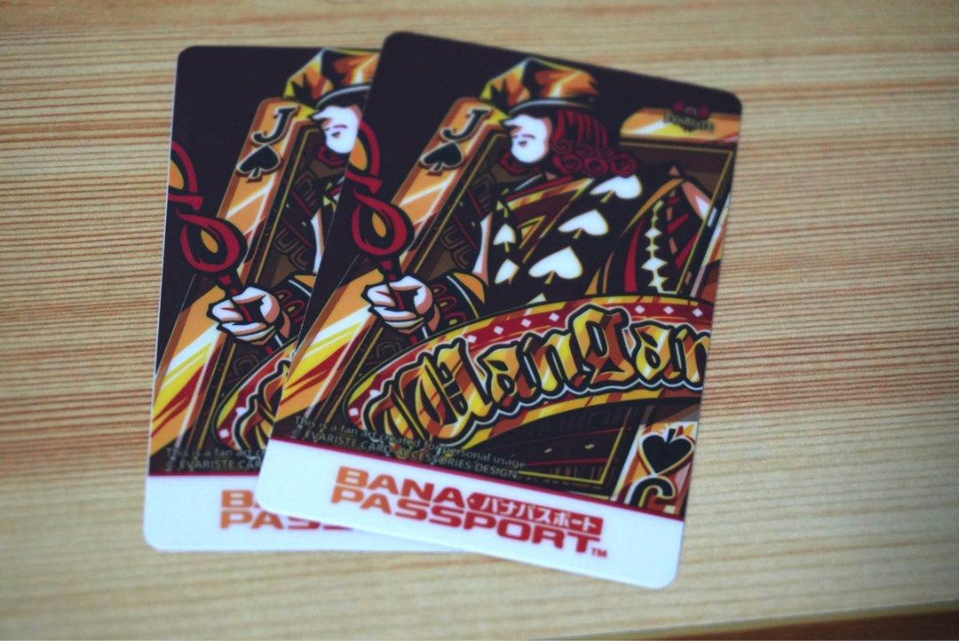 Ez link manja link banapassport card sticker design - not actual card ...
