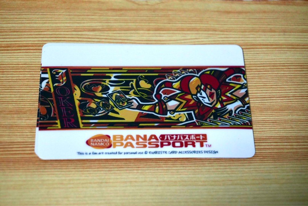 Ez link manja link banapassport card sticker design - not actual card ...