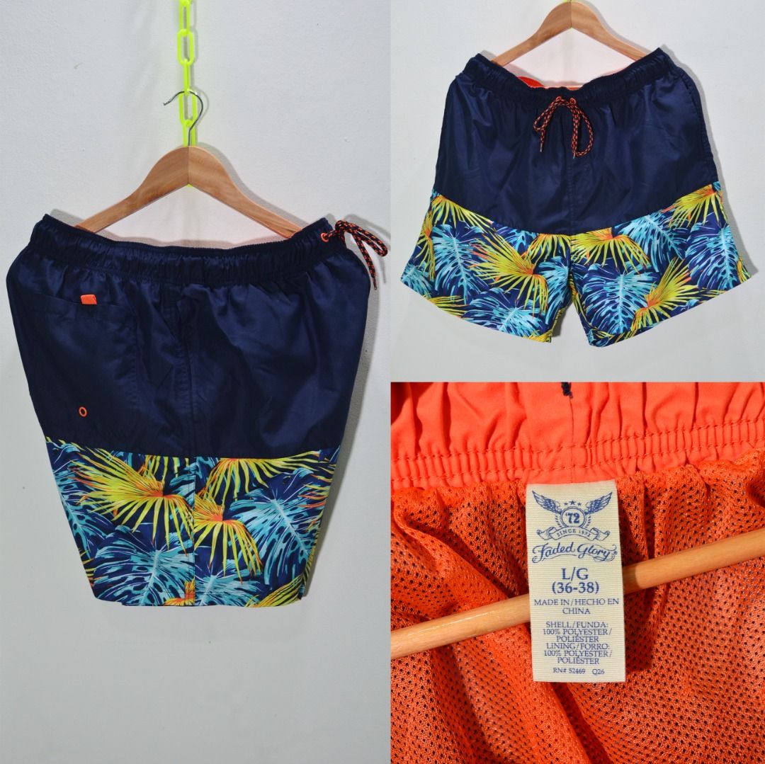Faded glory online men's swim trunks