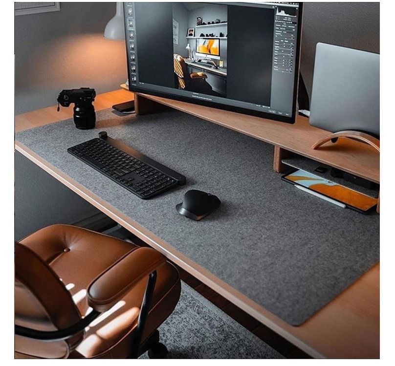Desktop computer mat top