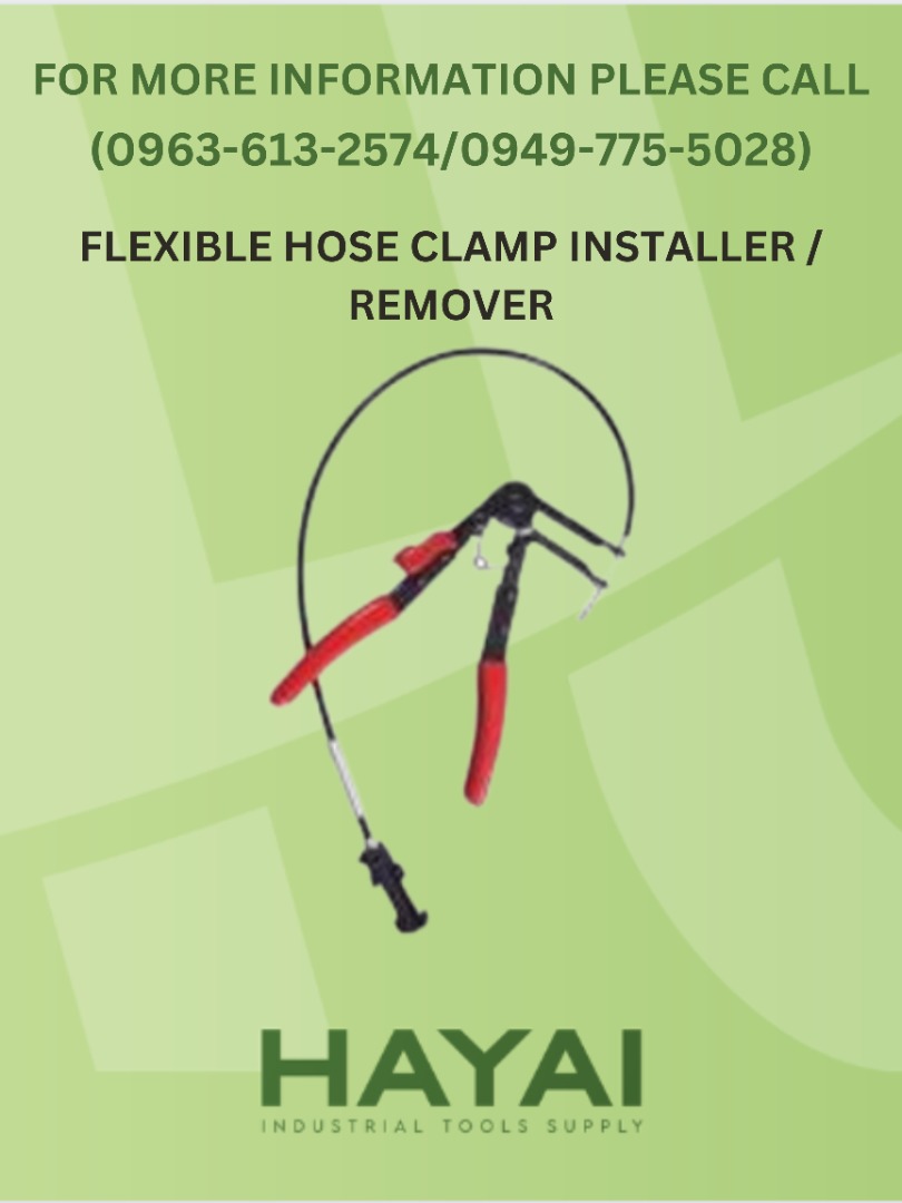FLEXIBLE HOSE CLAMP INSTALLER / REMOVER, Commercial & Industrial