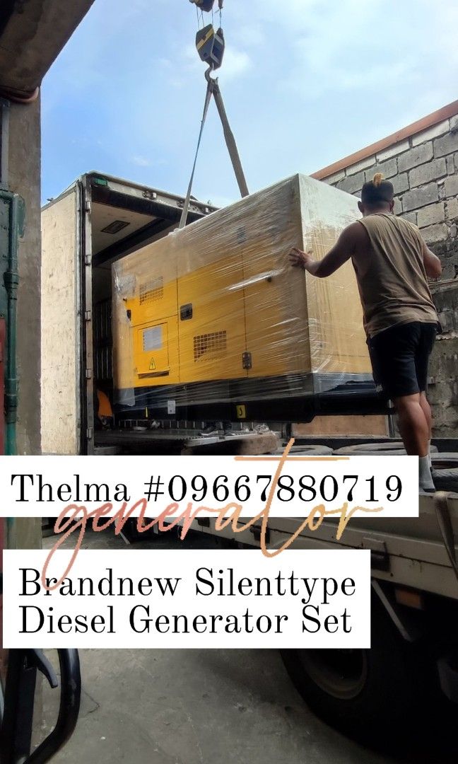GENERATOR SET (Category: Construction Tools & Equipment) located in Manila. Submitted by sabordothe31899 (Listing ID 1267223060, Image 2). Description: BERMONTHS SALE GET YOURS NOW more discounted price Brand-New Generator Set Silent-type Diesel We are Direct Supplier ▪Brandnew Generator ▪Silenttype (Diesel) ▪Affordable Price ▪ATS & MTS ▪1 Year warranty 👉 Brands CUMMINS - ISUZU - WEIFANG - YANGDONG - FAWDE - WEICHAI ♦️Prime Power ♦️Standby Power