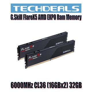 CORSAIR VENGEANCE DDR5 RAM 32GB (2x16GB) 6000MHz Black (CMK32GX5M2D6000C36)  G