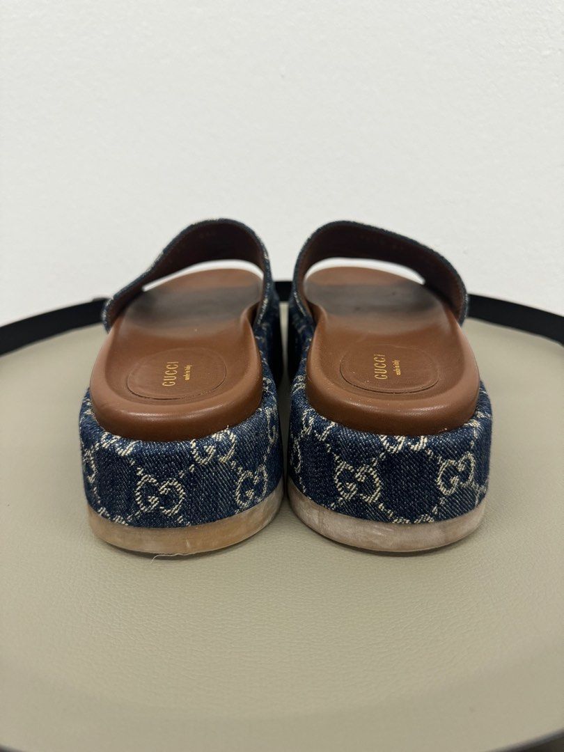 denim gucci platforms