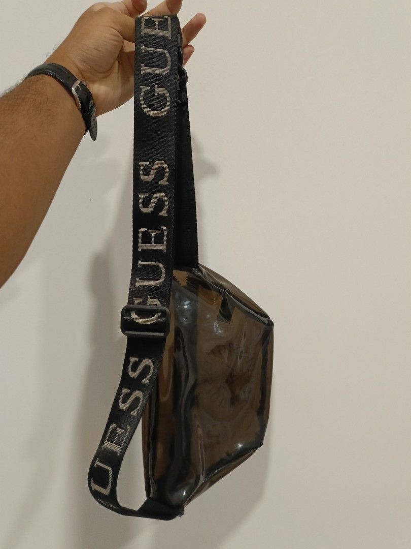 Guess clear vault bum bag store