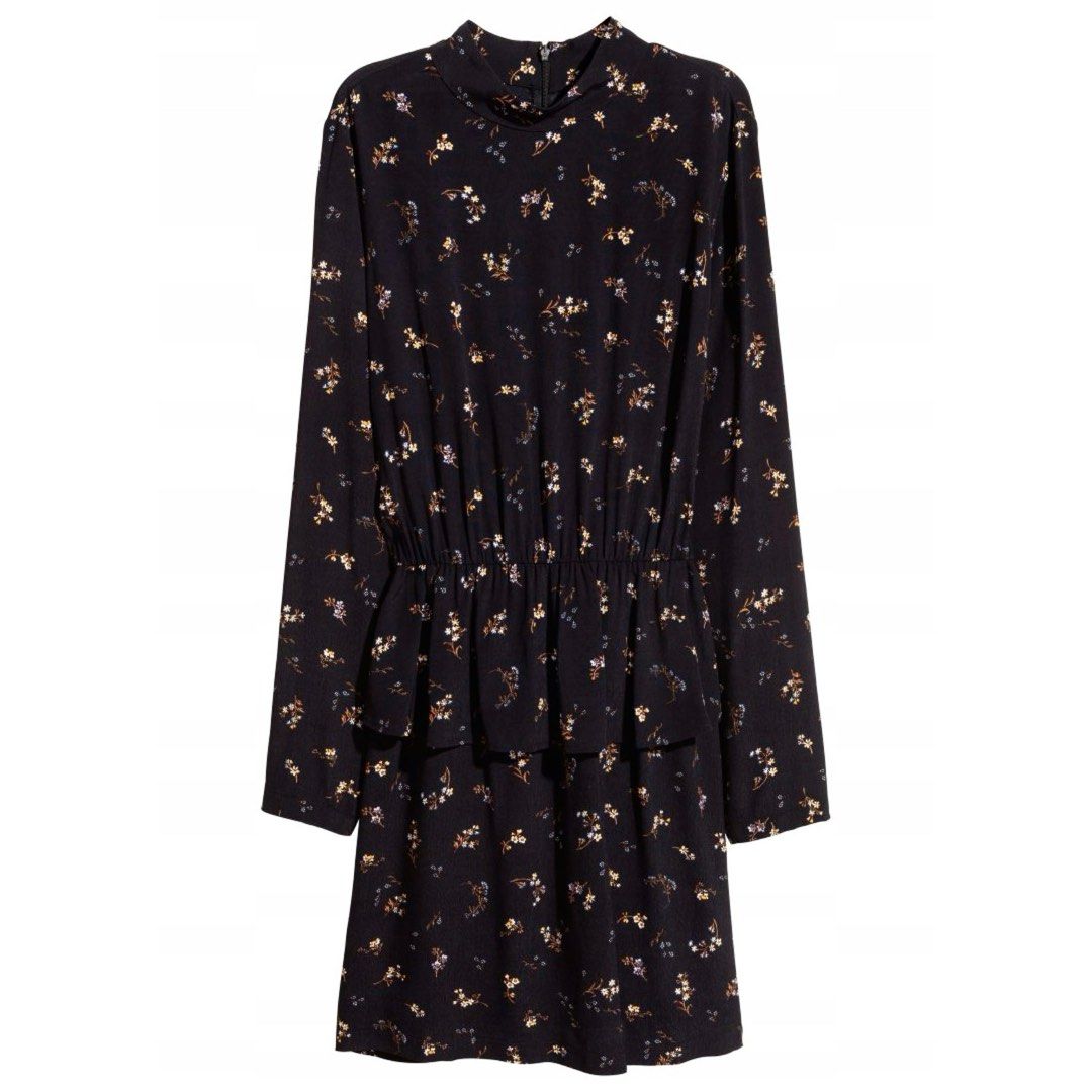 H&m peplum dress hot sale