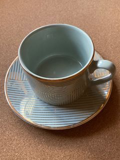 H&M porcelain cup / mug plate set