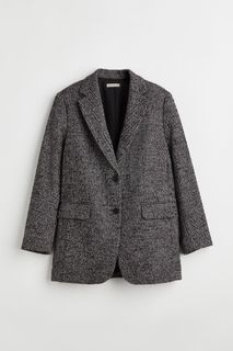 H&M wool blazer coat oversized