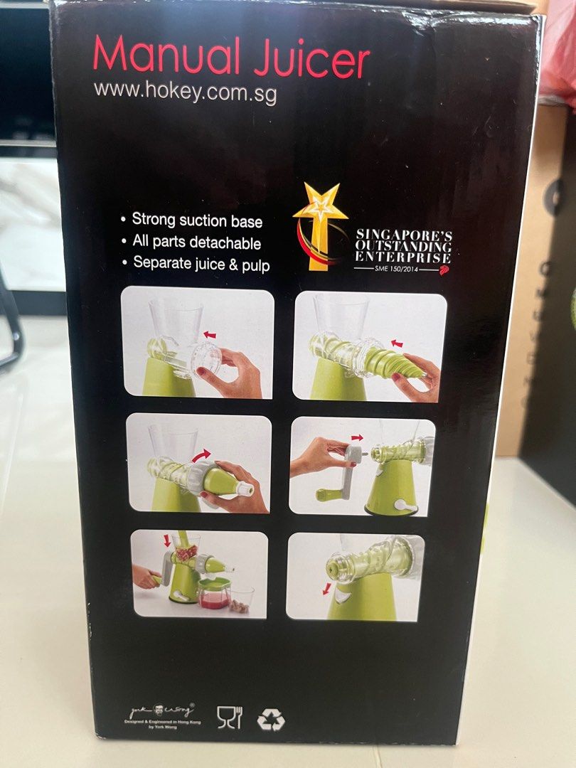 HOKEY Manual Juicer, TV & Home Appliances, Kitchen Appliances, Juicers