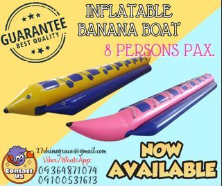 Hot Sale! Water Sports 8 Persons Banana Boat Available Today