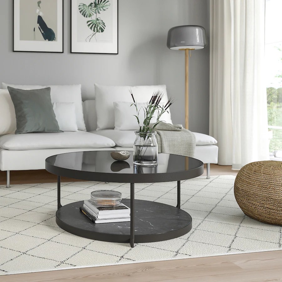 IKEA Black Coffee Table, Furniture & Home Living, Furniture, Tables