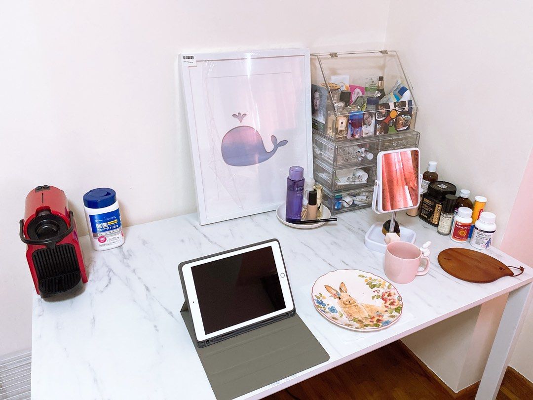 IKEA study table, Furniture & Home Living, Furniture, Tables & Sets on ...