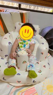 Inflatable Baby Chair (rainbow design)