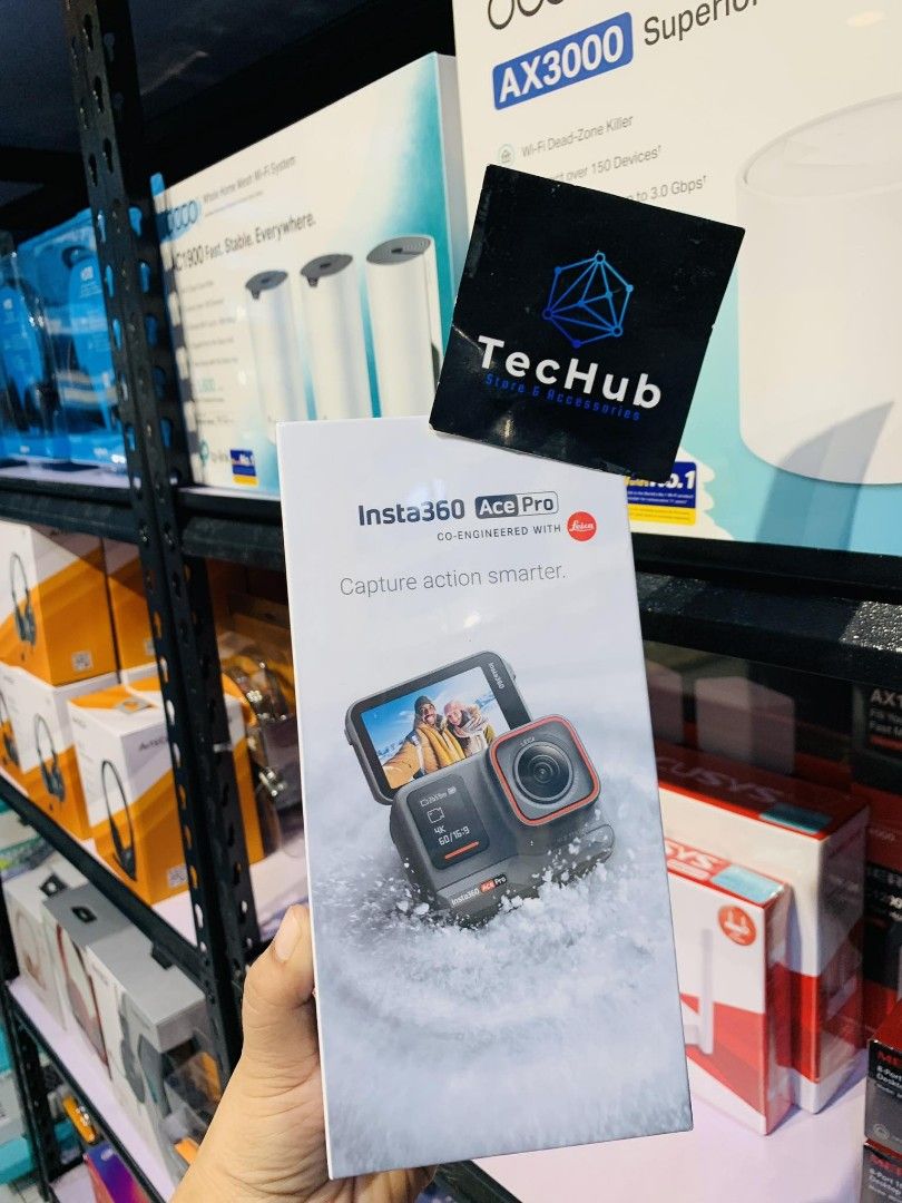 Insta360 Ace Pro Leica AI Action Camera (Category: Video Cameras) located in Makati City. Submitted by techubstoreandaccessories (Listing ID 1267232263, Image 3). Description: Insta360 Ace Pro Leica AI Action Camera Ready for Pick-Up / Same Day Delivery Via Lalamove‼️ DETAILS: ✅ Actual Picture Posted. ✅BRAND NEW, SEALED, & ORIGINAL. ✅7 Days Replacement for Factory Defects and 1year Limited Warranty. (Terms and conditions apply). ✅With Sales Invoi