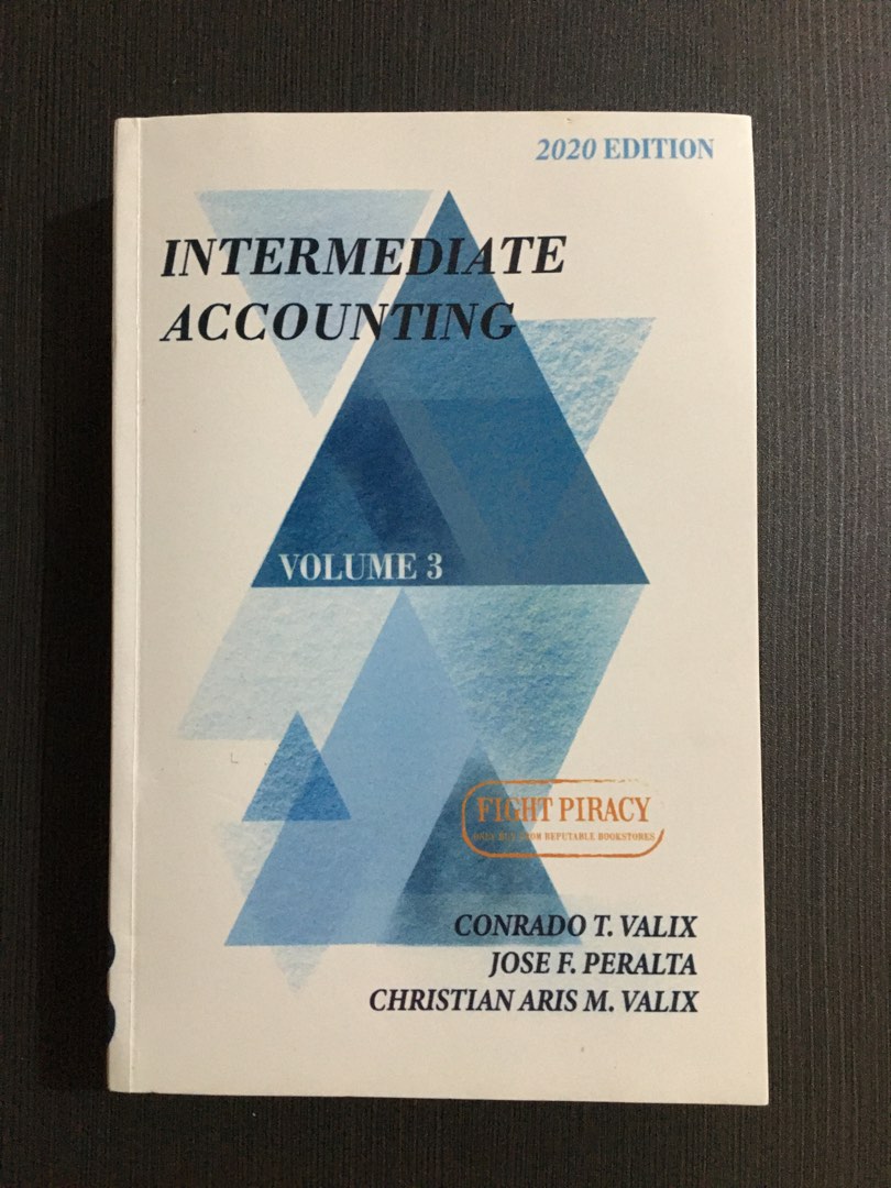 Intermediate Accounting 3 (Valix 2020), Hobbies & Toys, Books