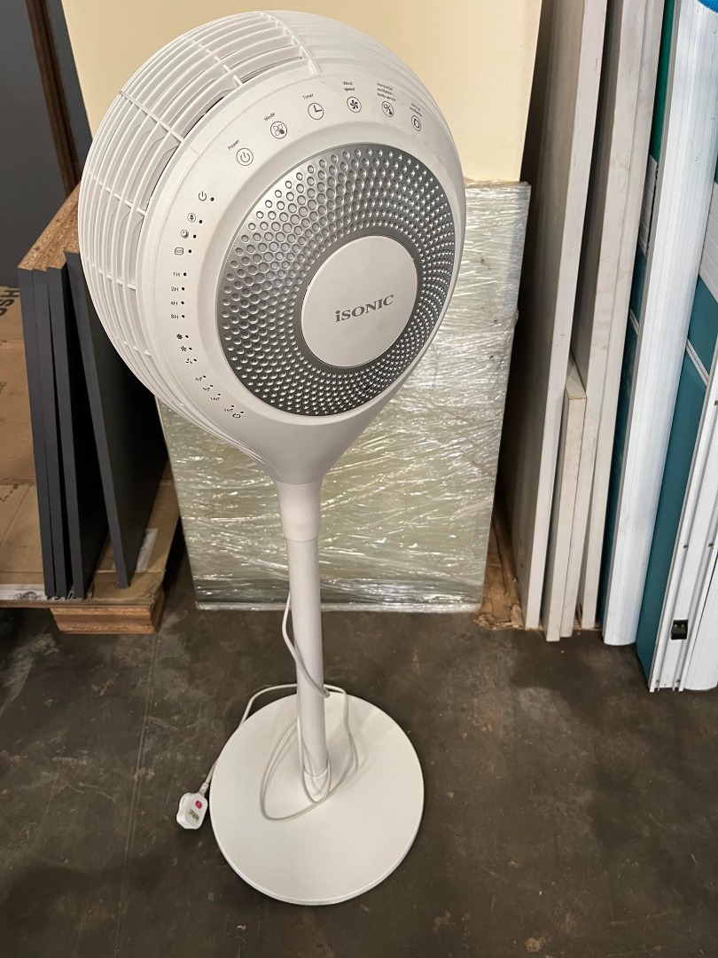 Isonic Kipas Electric Tower Stand Fan, Furniture & Home Living